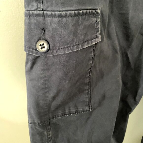 Tommy Hilfiger Navy Khakis Cargo Style Pants Men's 38x32 Work Casual Office - Picture 2 of 5
